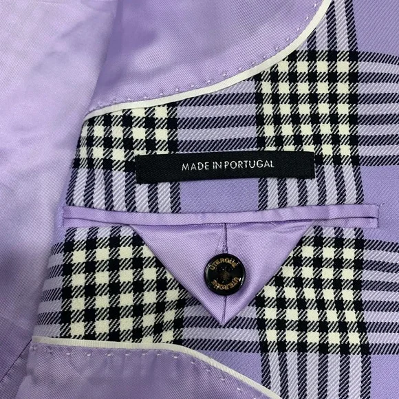 Uterque Check 2‎ Piece Suit Sz S NWOT - Picture 9 of 16